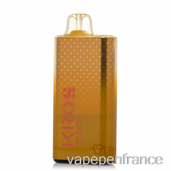 Stylo Vape Jetable à Glace à L'ananas Kros Wireless 9000